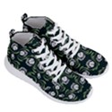 Folk flowers print Floral pattern Ethnic art Men s Lightweight High Top Sneakers View3