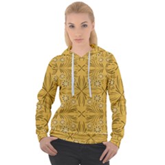 Folk Flowers Print Floral Pattern Ethnic Art Women s Overhead Hoodie by Eskimos