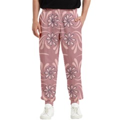 Folk Flowers Print Floral Pattern Ethnic Art Men s Elastic Waist Pants by Eskimos