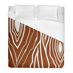 Wooden Texture Vector Background Duvet Cover (full/ Double Size) by Eskimos