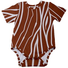 Wooden Texture Vector Background Baby Short Sleeve Onesie Bodysuit