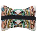 Butterfly Rainbow  Believe In Yourself Adjuste Mushroom Blanket Navy Blue Seat Head Rest Cushion View2