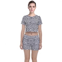 0255255 Crop Top And Shorts Co-ord Set by Etalage