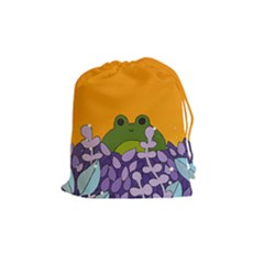 Froggie Drawstring Pouch (medium) by steampunkbabygirl