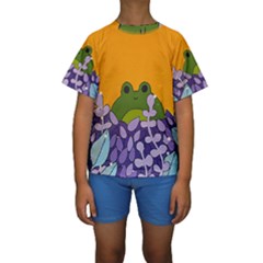 Froggie Kids  Short Sleeve Swimwear by steampunkbabygirl