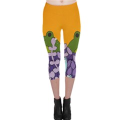 Froggie Capri Leggings  by steampunkbabygirl