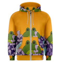 Froggie Men s Zipper Hoodie by steampunkbabygirl