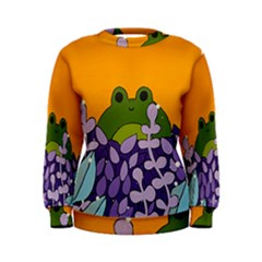 Froggie Women s Sweatshirt by steampunkbabygirl