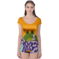 Froggie Boyleg Leotard  by steampunkbabygirl