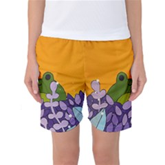 Froggie Women s Basketball Shorts by steampunkbabygirl