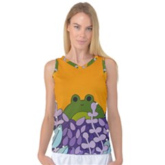 Froggie Women s Basketball Tank Top by steampunkbabygirl