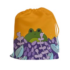 Froggie Drawstring Pouch (2xl) by steampunkbabygirl