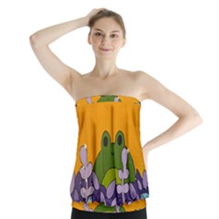 Froggie Strapless Top by steampunkbabygirl