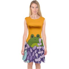 Froggie Capsleeve Midi Dress by steampunkbabygirl