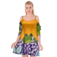 Froggie Cutout Spaghetti Strap Chiffon Dress by steampunkbabygirl