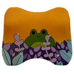 Froggie Velour Head Support Cushion by steampunkbabygirl