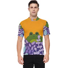 Froggie Men s Short Sleeve Rash Guard by steampunkbabygirl