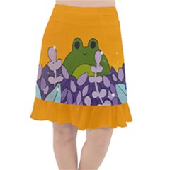 Froggie Fishtail Chiffon Skirt by steampunkbabygirl