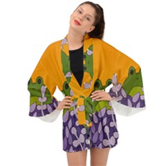 Froggie Long Sleeve Kimono by steampunkbabygirl