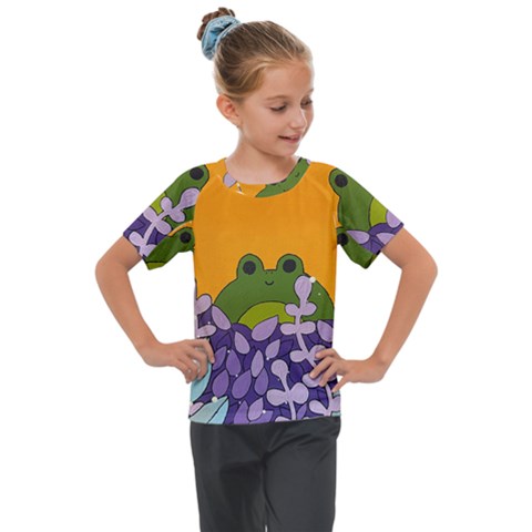 Froggie Kids  Mesh Piece Tee by steampunkbabygirl