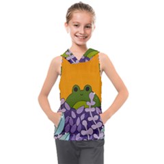 Froggie Kids  Sleeveless Hoodie by steampunkbabygirl