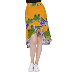 Froggie Frill Hi Low Chiffon Skirt