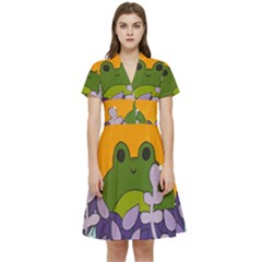 Froggie Short Sleeve Waist Detail Dress by steampunkbabygirl