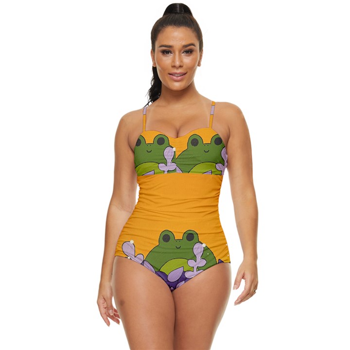 Froggie Retro Full Coverage Swimsuit