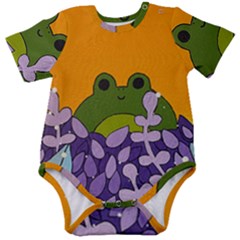 Froggie Baby Short Sleeve Onesie Bodysuit by steampunkbabygirl