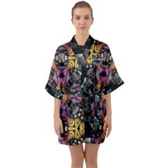 Img 19042022 220455 (6000 X 6000 Pixel) Half Sleeve Satin Kimono  by Drippycreamart