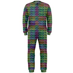 Paris Words Motif Colorful Pattern Onepiece Jumpsuit (men) by dflcprintsclothing