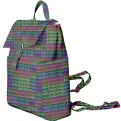 Paris Words Motif Colorful Pattern Buckle Everyday Backpack