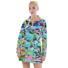 Tropical Women s Long Sleeve Casual Dress by AzaleaPark