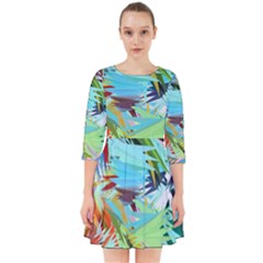 Tropical Smock Dress