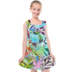 Tropical Kids  Cross Back Dress