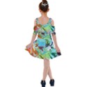 Tropical Kids  Shoulder Cutout Chiffon Dress View2