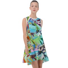 Tropical Frill Swing Dress by AzaleaPark