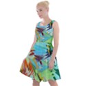 Tropical Knee Length Skater Dress View1