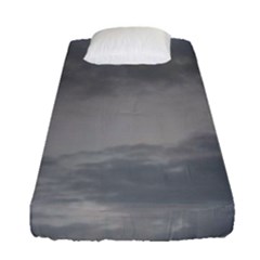 Storm Clouds 6000 Fitted Sheet (single Size) by HoneySuckleDesign