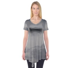 Storm Clouds 6000 Short Sleeve Tunic  by HoneySuckleDesign