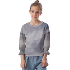 Storm Clouds 6000 Kids  Cuff Sleeve Top