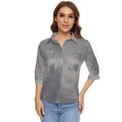 Storm Clouds 6000 Women s Quarter Sleeve Pocket Shirt