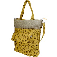 Beer Bubbles Shoulder Tote Bag by Wegoenart