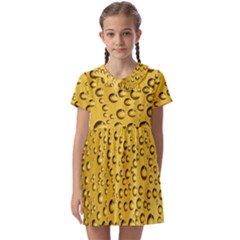 Beer Bubbles Kids  Asymmetric Collar Dress