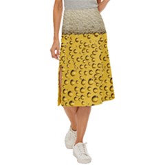 Beer Bubbles Midi Panel Skirt by Wegoenart