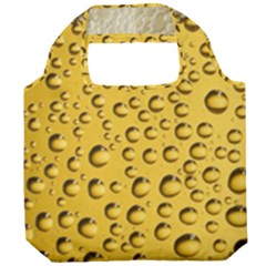 Beer Bubbles Foldable Grocery Recycle Bag by Wegoenart