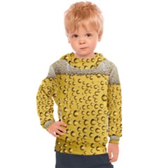 Beer Bubbles Kids  Hooded Pullover by Wegoenart