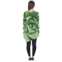 Echeveria Imbricata Closeup Photo Long Sleeve Tunic  View2