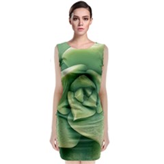 Echeveria Imbricata Closeup Photo Classic Sleeveless Midi Dress