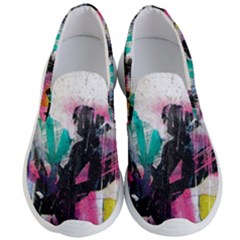 Graffiti Grunge Men s Lightweight Slip Ons by ArtistRoseanneJones